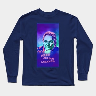 FREE JULIAN ASSANGE Long Sleeve T-Shirt